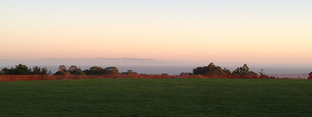 Lower Lawn fenced-off